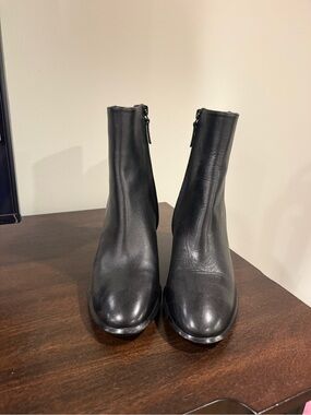 Tory Burch Black Leather Ankle Boots
